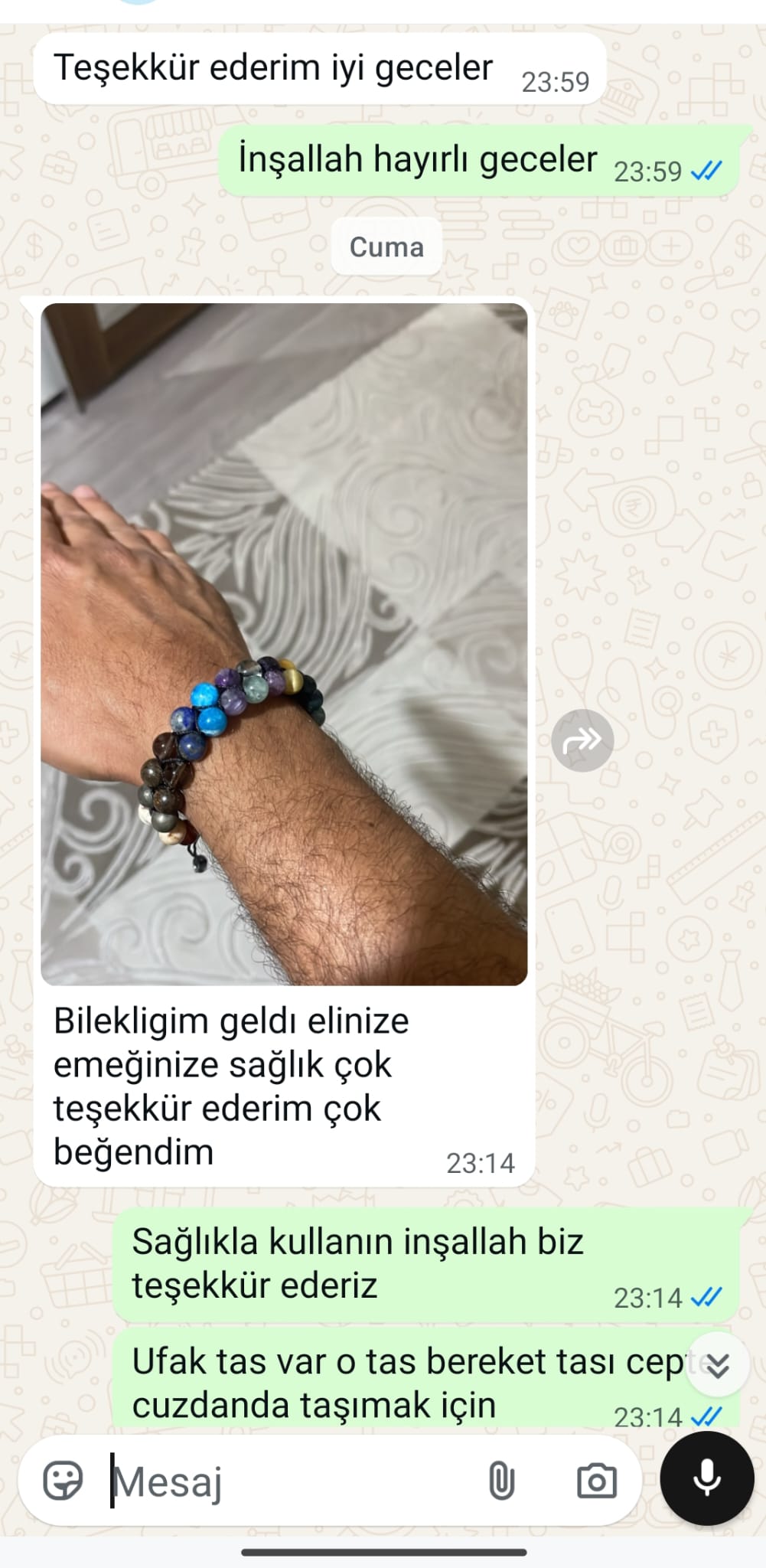 Erkekler İçin Özel Tasarım Bileklik