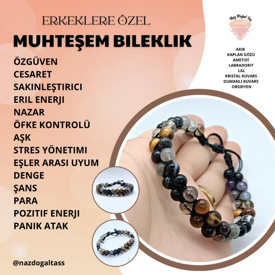 Erkekler İçin Özel Tasarım Bileklik