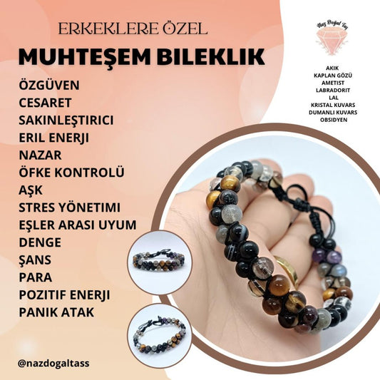 Erkekler İçin Özel Tasarım Bileklik