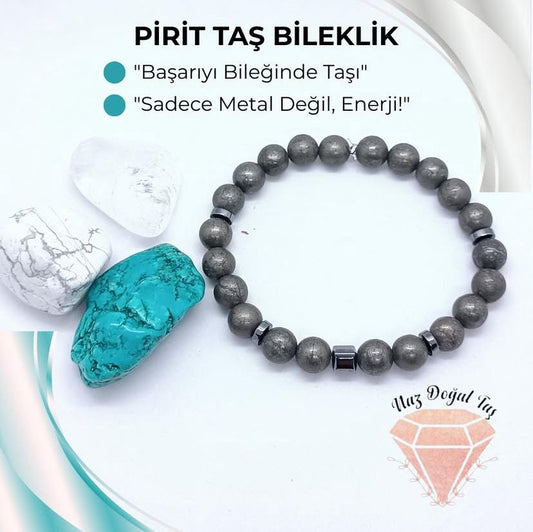 Pirit Doğal Taş Bileklik