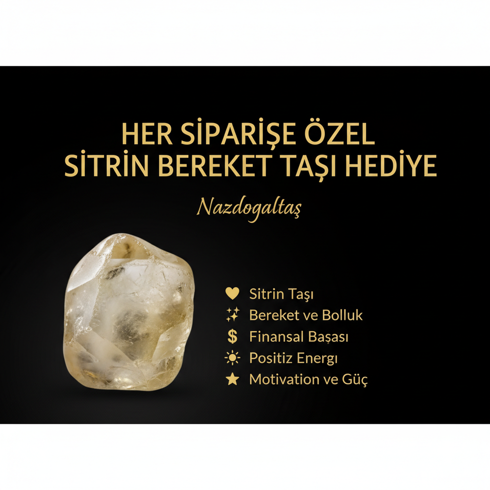 Nazdogaltaş Bulutlu Sitrin Hediye